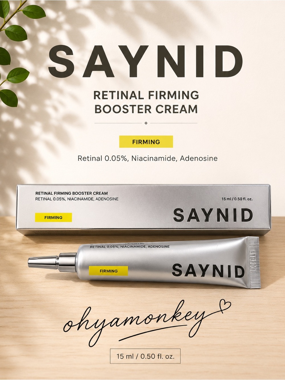 Saynid Retinal Firming Booster Cream $27